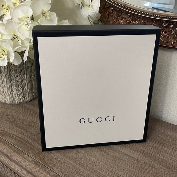 Gucci Other Authentic Gucci Large Empty Gift Box Black White Poshmark